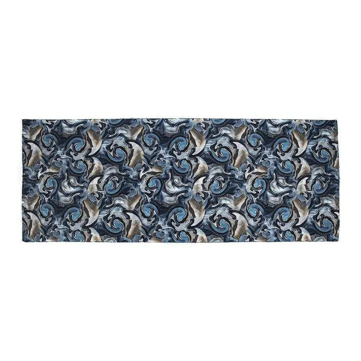 Foulard Acquarello giallo-blu