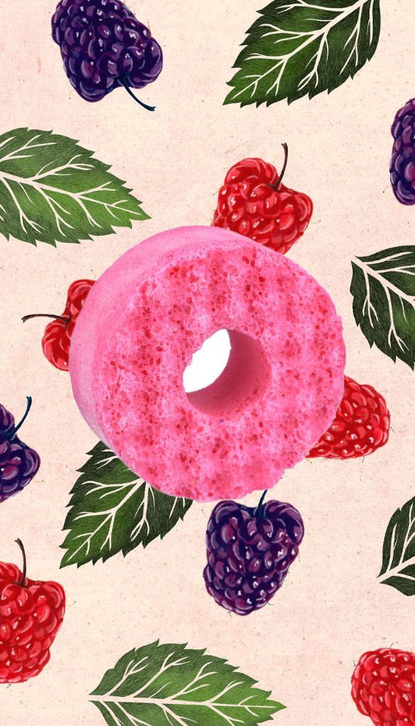 Spugna ai 3 burri RASPBERRY SORBET