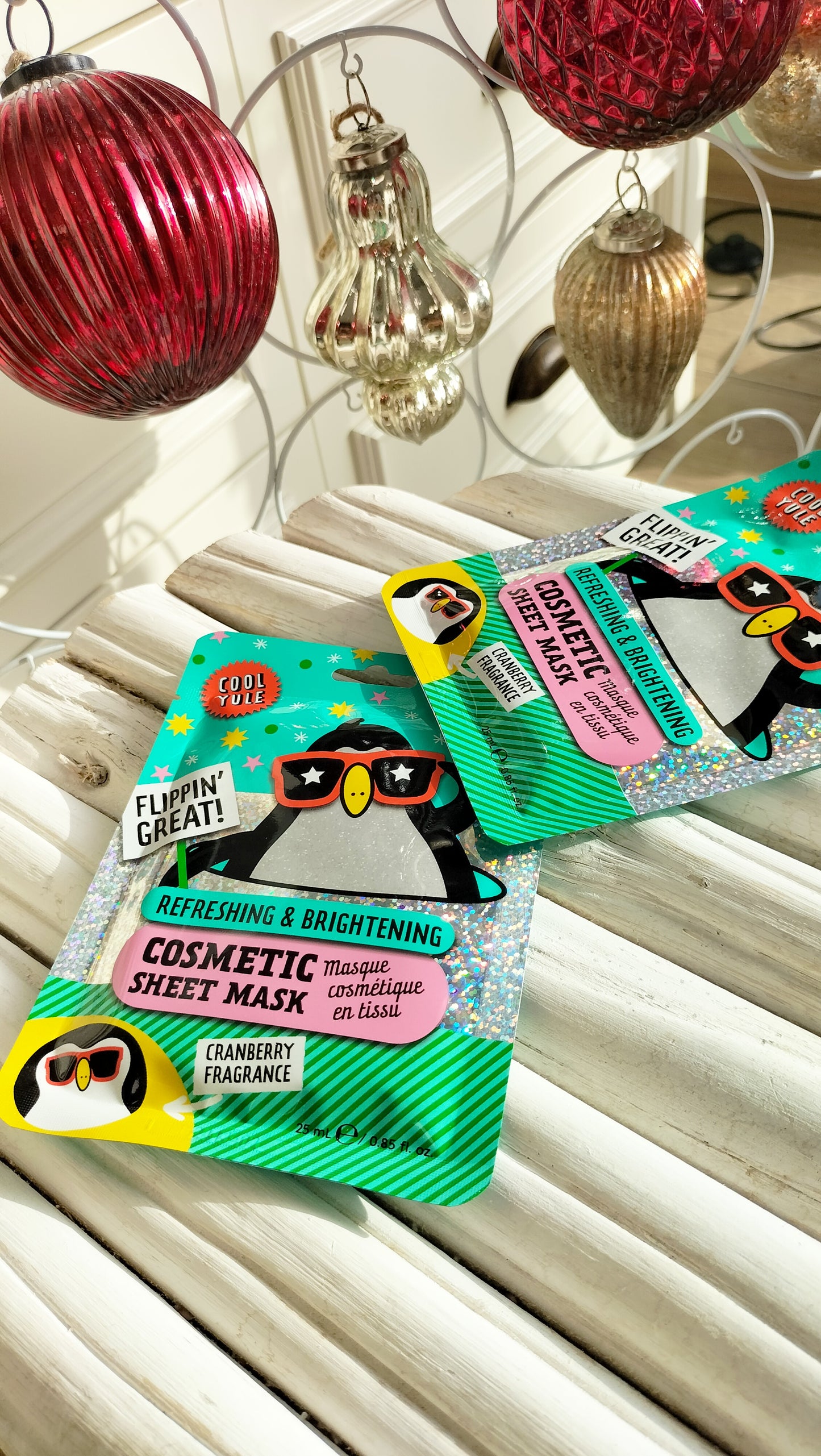 COOL YULE PENGUIN face mask