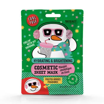 COOL YULE SNOWMAN face mask