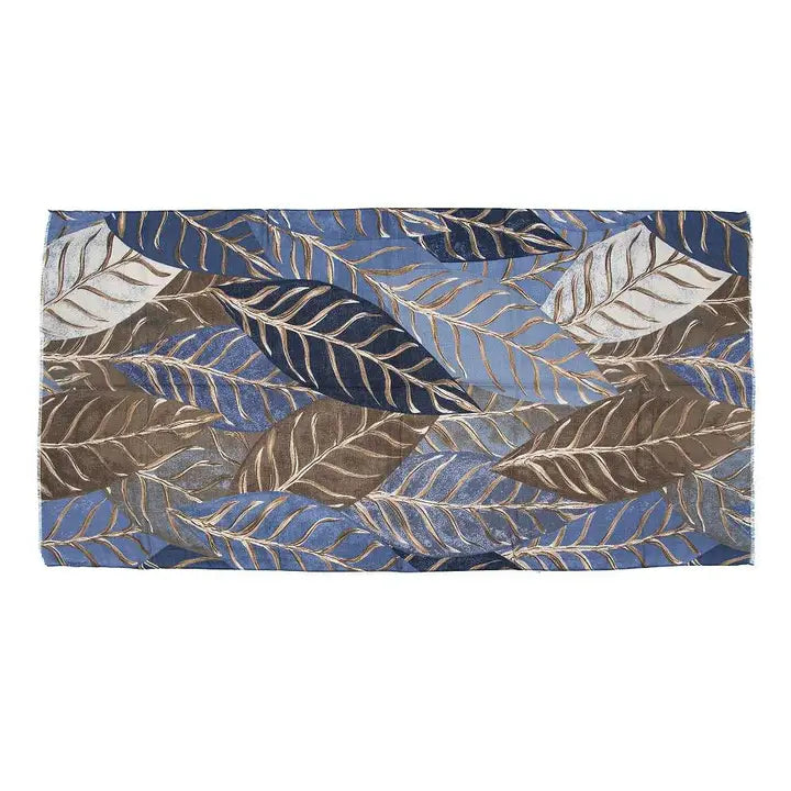 Foulard Foglia blu