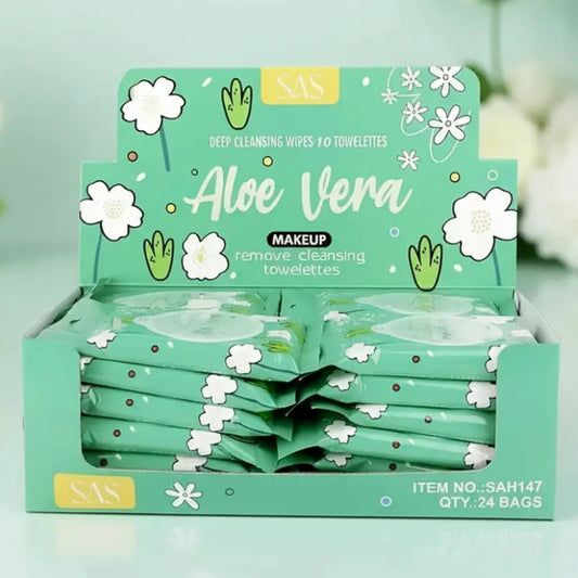 SALVIETTE STRUCCANTI ALOE VERA