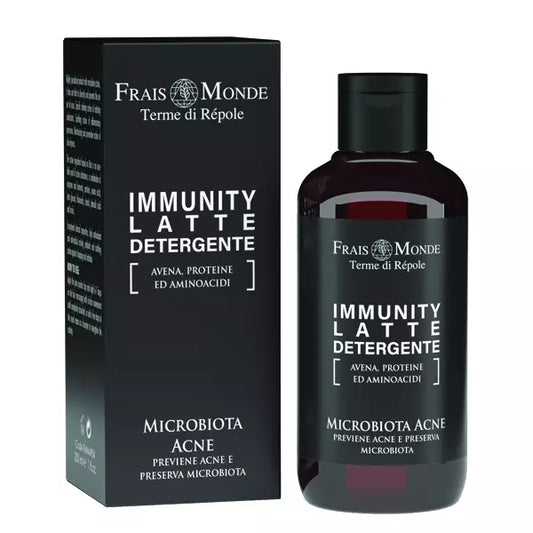 Immunity – Latte Detergente Viso Microbiota per Pelle Impura Tendente Acne 200 ml