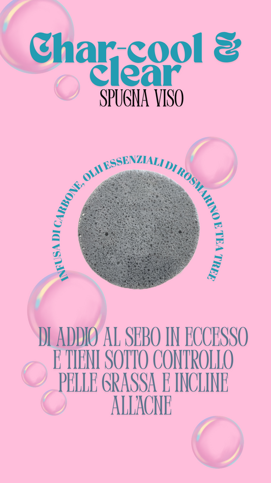 Attivo carbone SPUGNA VISO