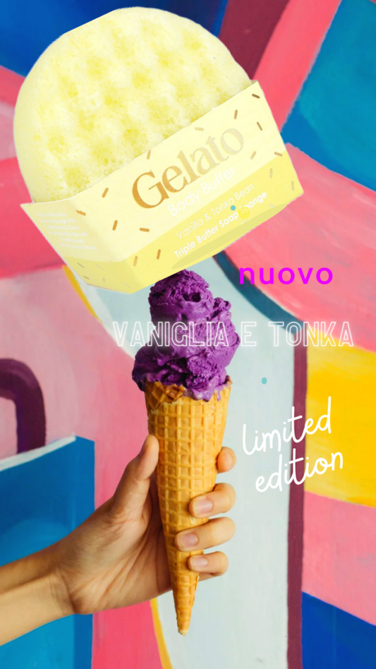 Spugna ai 3 burri vanilla e tonka