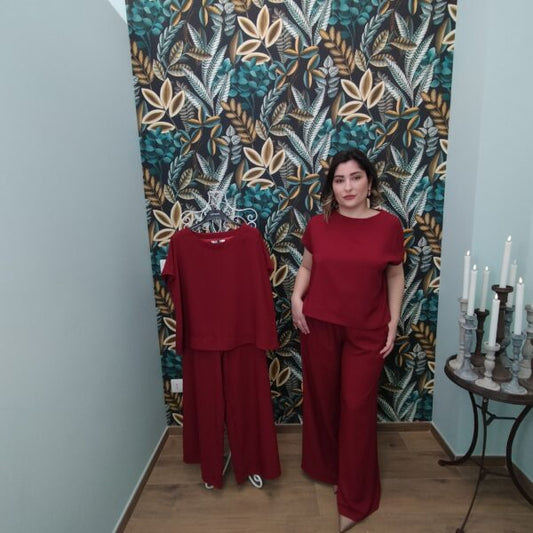 Pantalone largo india