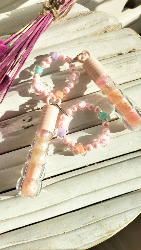 Portachiavi lip oil PEACH
