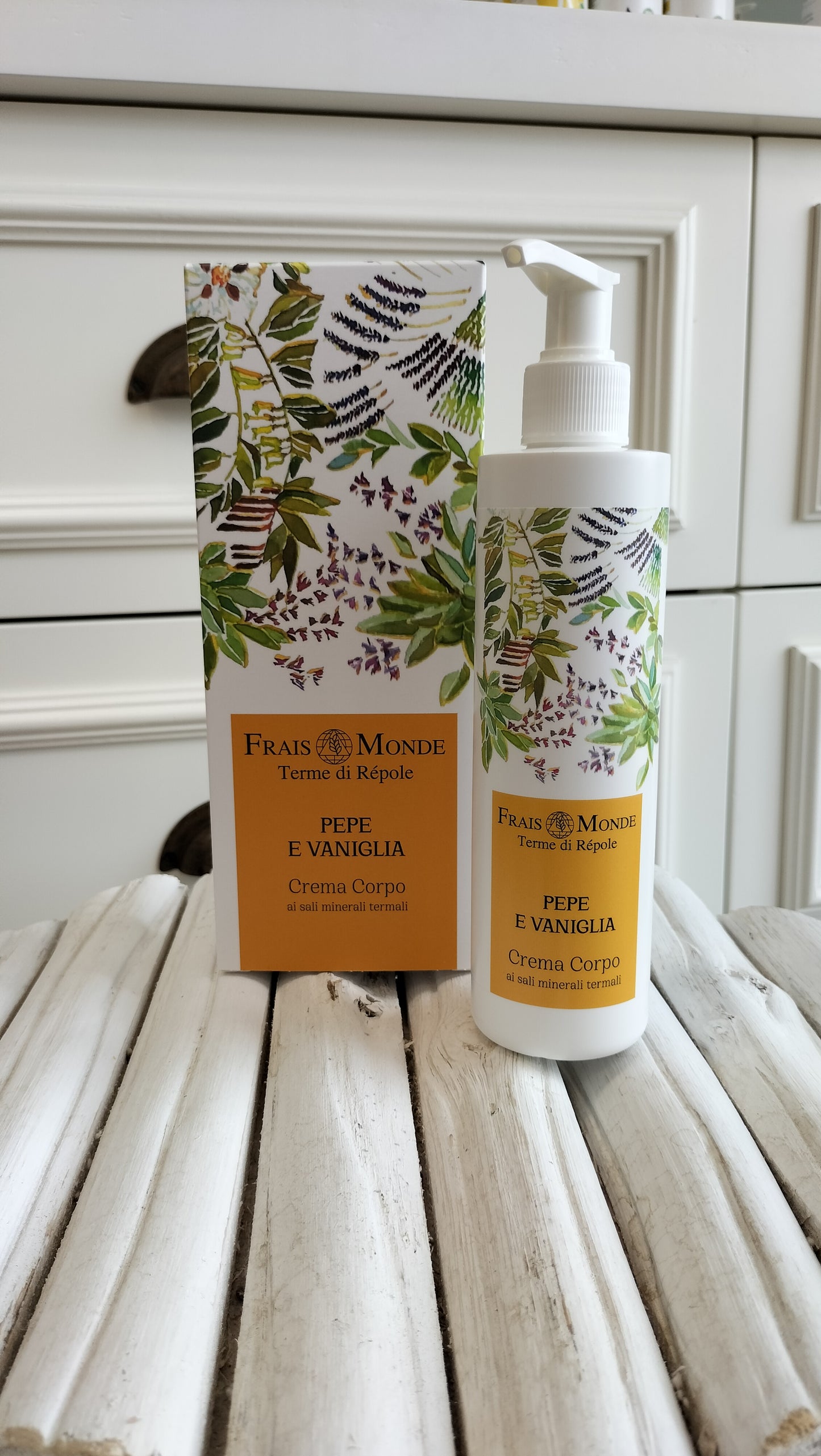 PEPE E VANIGLIA Crema corpo termale