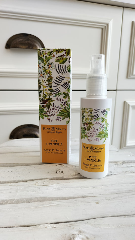 PEPE E VANIGLIA Acqua termale profumata