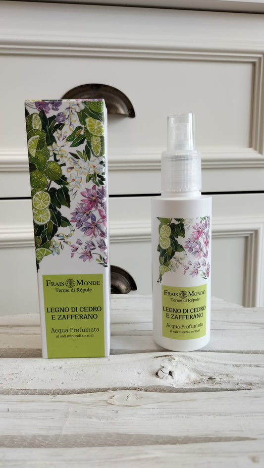 LEGNO DI CEDRO E ZAFFERANO Acqua termale profumata
