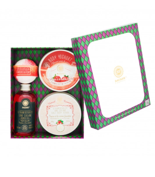 Gift set maxi FRAGOLE E PANNA