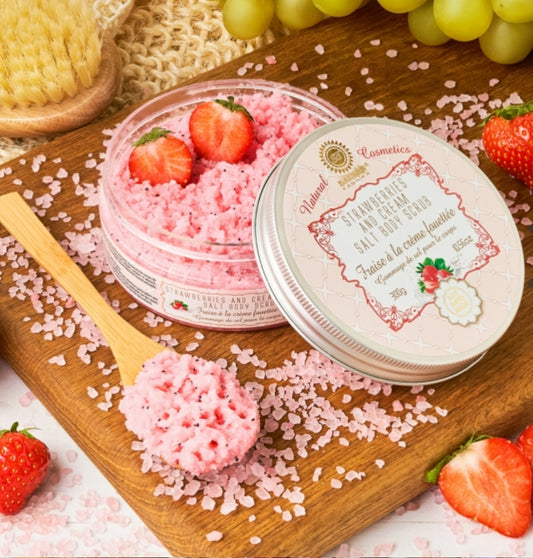 Scrub corpo al sale FRAGOLE E PANNA