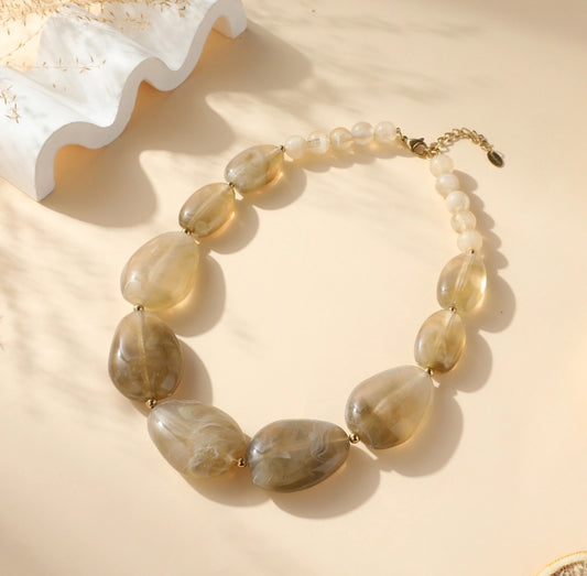 COLLANA SIDONIA BEIGE