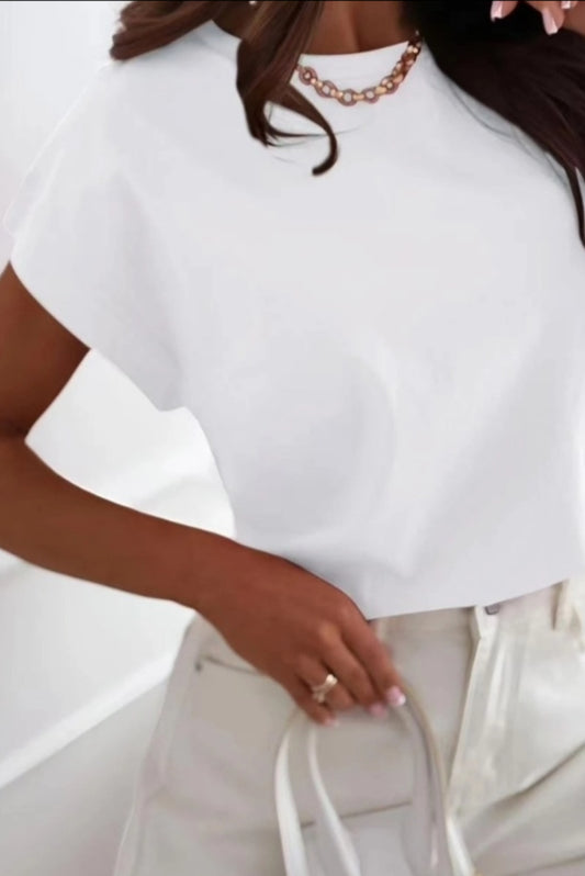 Cotton t-shirt bianca