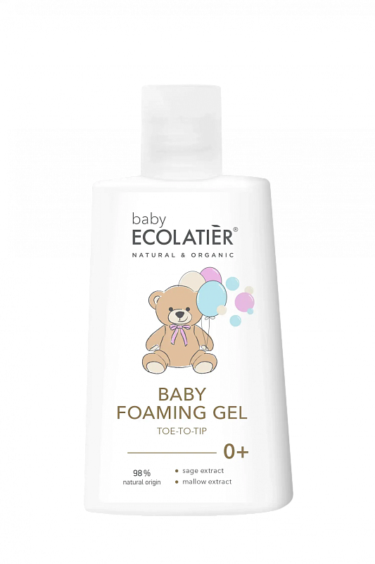GEL DETERGENTE SCHIUMOGENO PER NEONATI 'DALLA TESTA AI PIEDI'