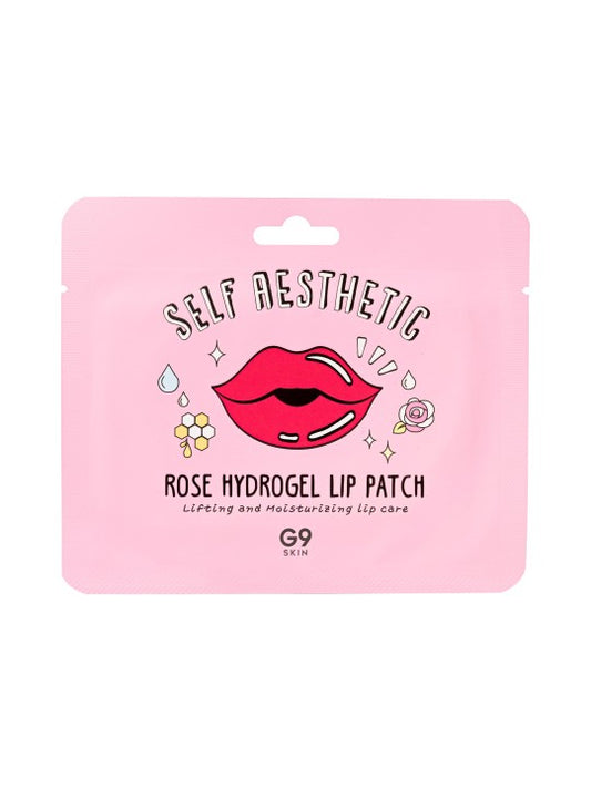 Rose hydrogel lip patch