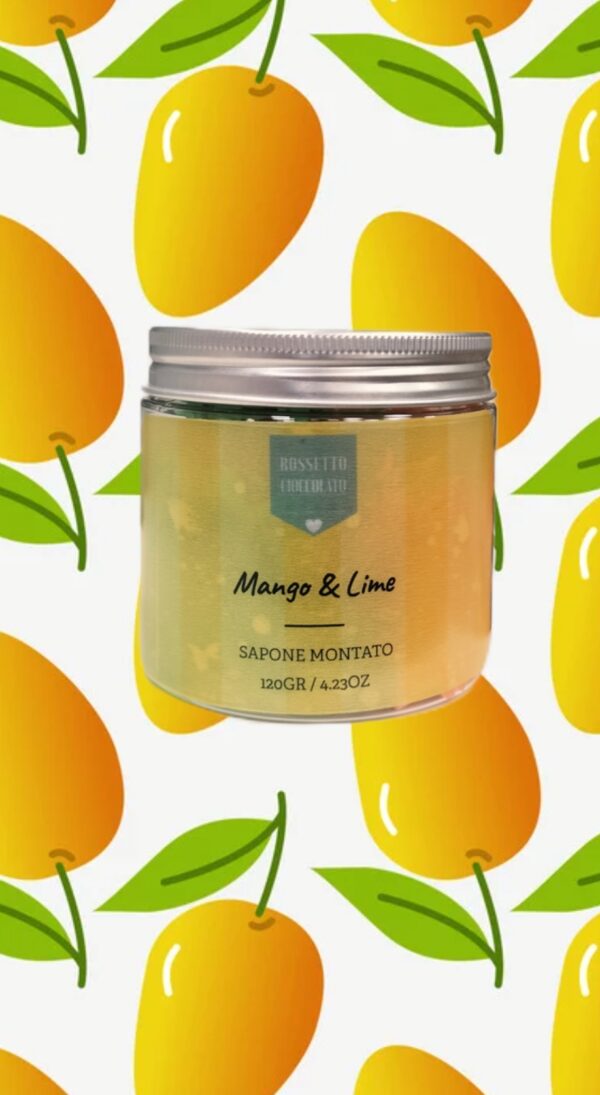 Sapone montato Mango e lime